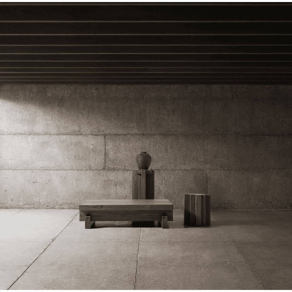 MESA CENTRO BRUTALISTA