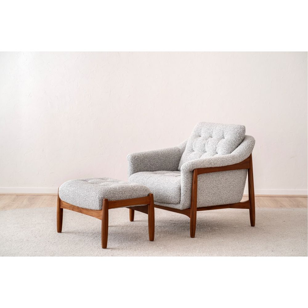 CONJUNTO POLTRONA E POUSA PÉS CILI