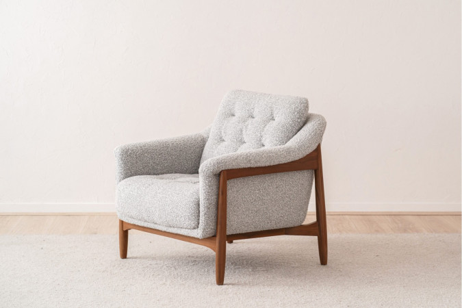 CILI ARMCHAIR AND FOOTREST SET