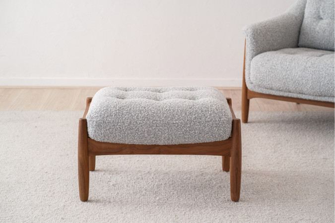 CILI ARMCHAIR AND FOOTREST SET