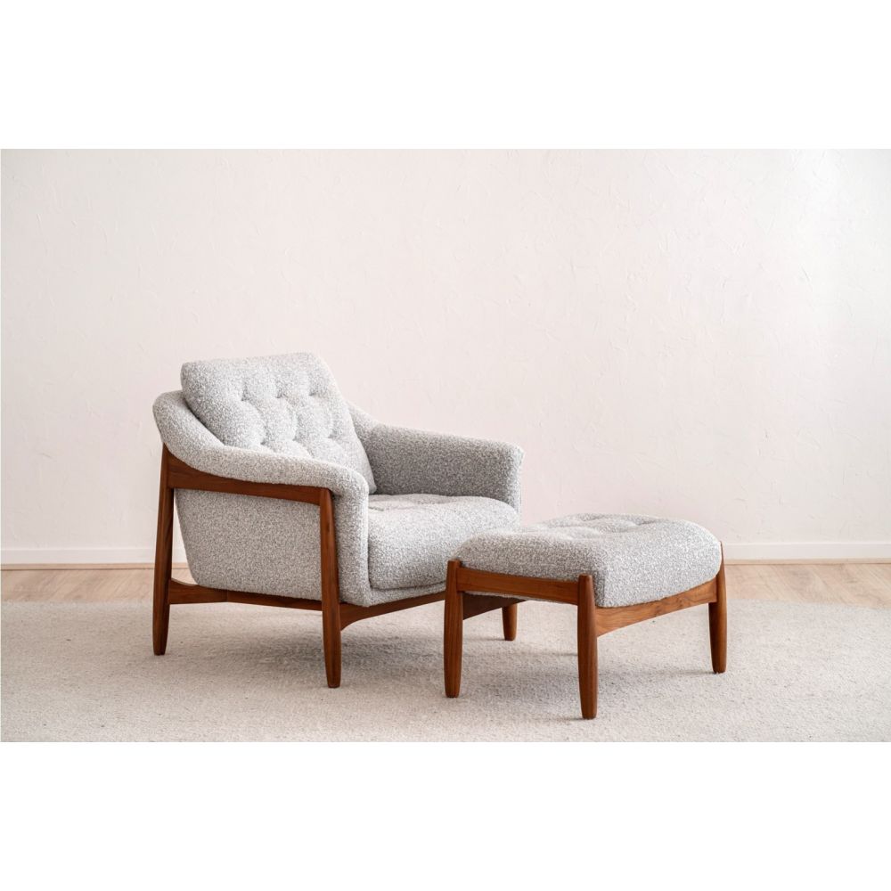 CILI ARMCHAIR AND FOOTREST SET