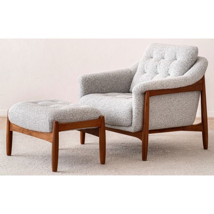 CILI ARMCHAIR AND FOOTREST SET