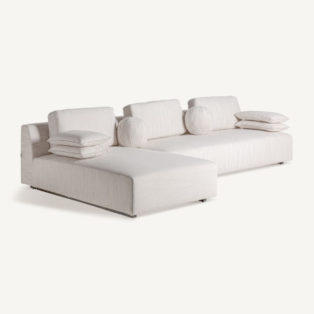 SOFA WITH CHAISE LONGUE TRAUN