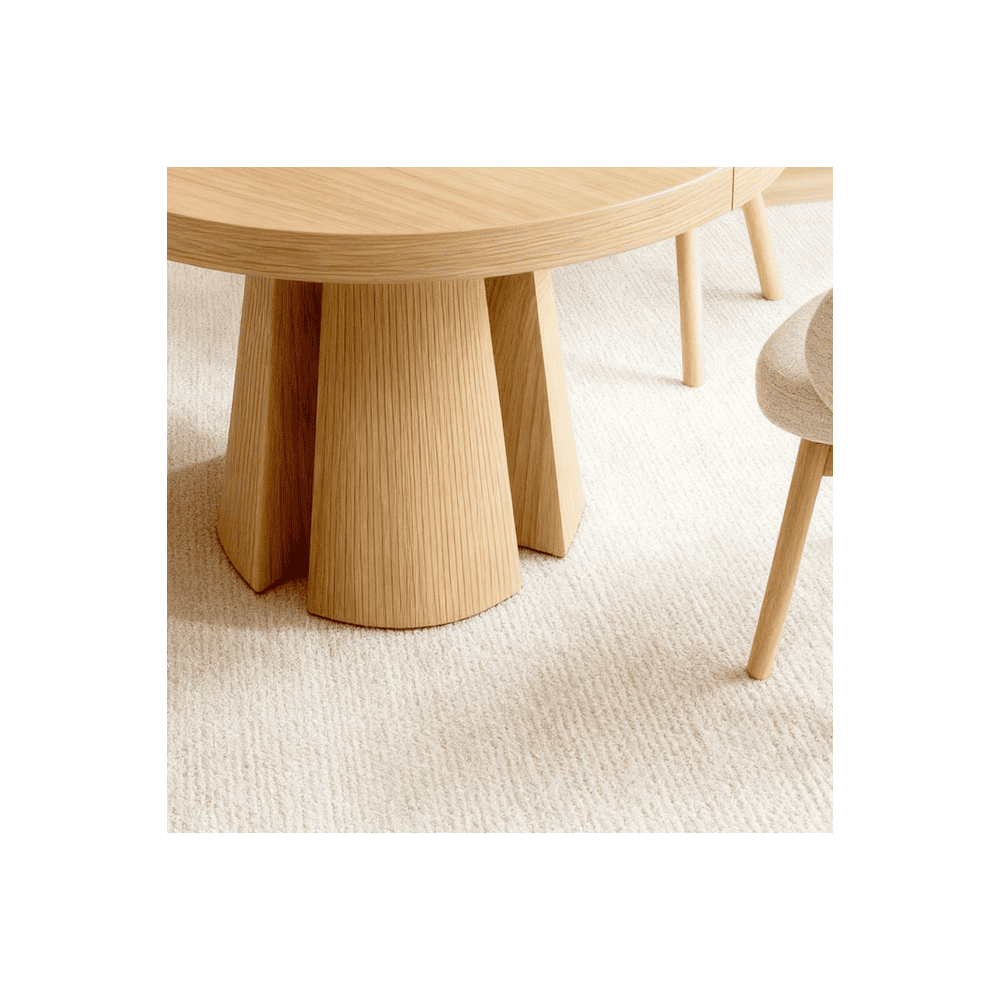 MARCELLA ROUND EXTENDABLE DINING TABLE