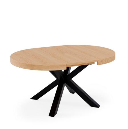 MESA DE JANTAR REDONDA EXTENSÍVEL MILDRED