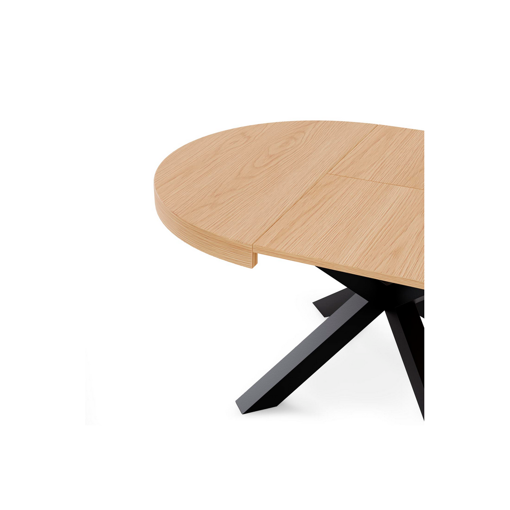 MESA DE JANTAR REDONDA EXTENSÍVEL MILDRED
