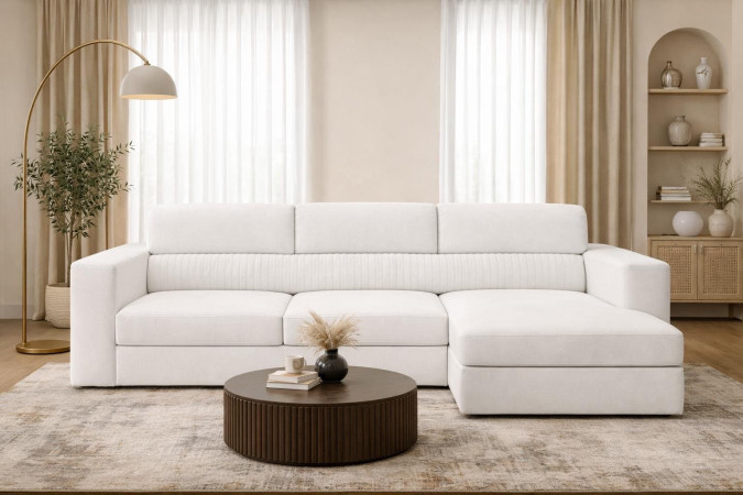 AURA SOFA WITH CHAISE LOUNGE