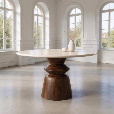 MESA DE JANTAR REDONDA MALABAR