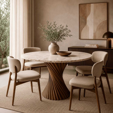 HÉLICE ROUND DINING TABLE