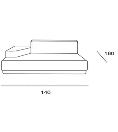 Corner sofa Minotauro