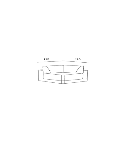 Corner sofa Minotauro